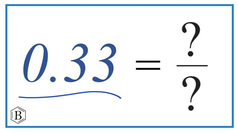 1.33 As A Fraction Simplified