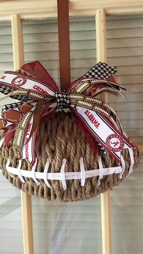 10 Creative Ways To Make A Football Wreath Form