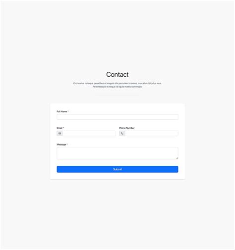 10 Essential Bootstrap Contact Form Templates