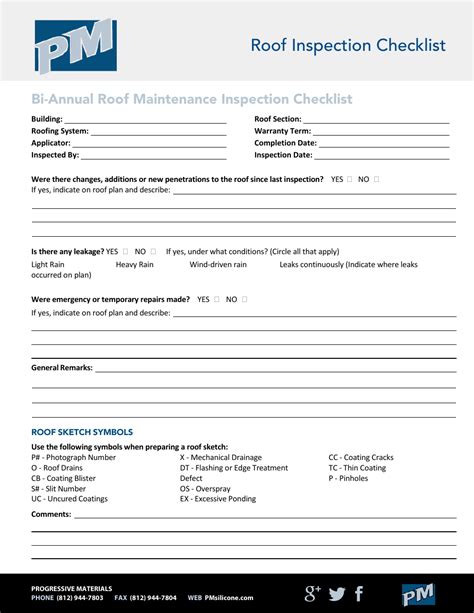 10 Essential Items For A Printable Roof Inspection Form