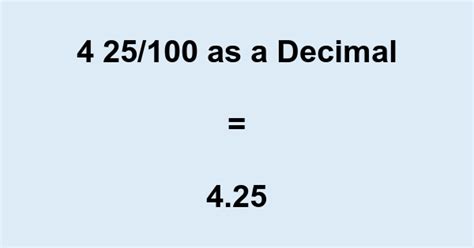 100 In Decimal Form Explained Simply