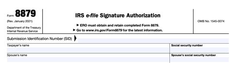 1040 Vs 8879: Whats The Difference For Tax Filers