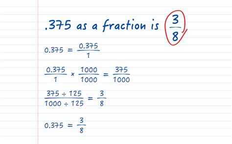 125 As A Fraction In Simplest Form