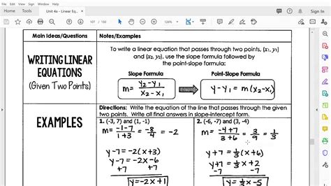 2 Key Ways To Write Linear Equations