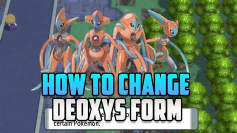 2 Ways To Change Deoxys Form In Bdsp