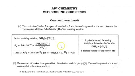 2011 Ap Chem Frq Form B Exam Guide