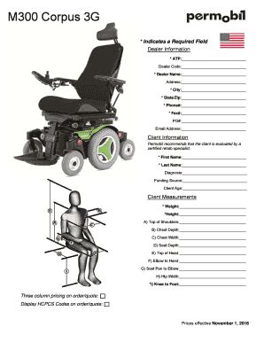 3 Steps To Complete Permobil M3 Order Form