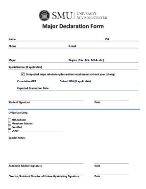 3 Steps To Complete The Major Declaration Form At University Of Rochester