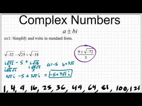 3 Steps To Write Complex Numbers In Standard Form