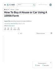 3 Ways To Buy A Car With A 1099a Form