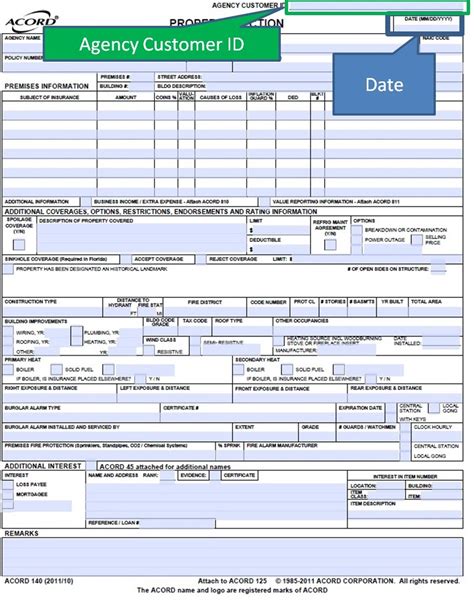 3 Ways To Fill Out Acord Forms 125, 126, And 140