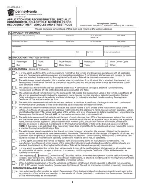 3 Ways To Fill Out Form Mv 426b