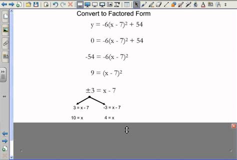 3 Ways To Vertex To Factored Form Converter