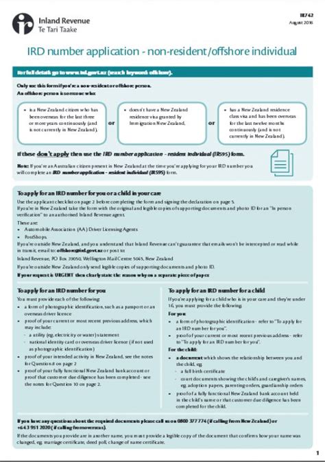 3602-Nz Form: A Guide To Ird Tax Returns