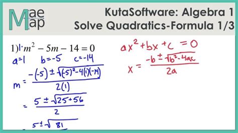 4 Essential Steps To Master Quadratic Formula With G Answer Key