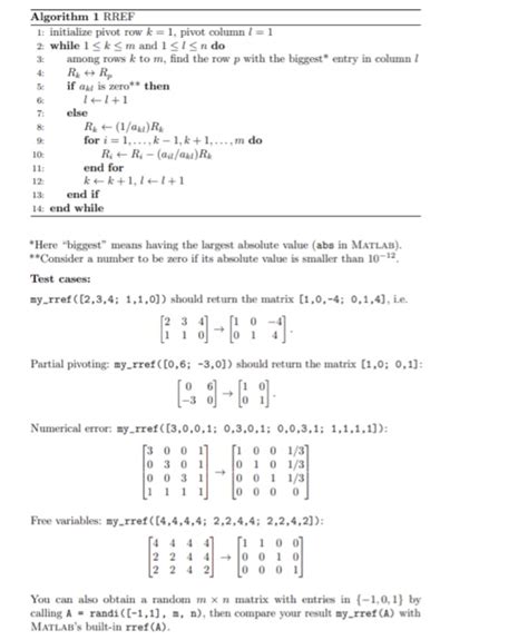 4 Ways To Achieve Row Echelon Form In Matlab