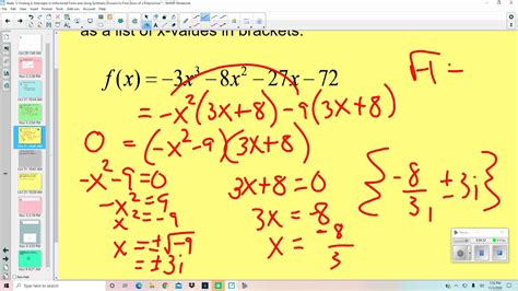 4 Ways To Find X-Intercepts In Unfactored Form