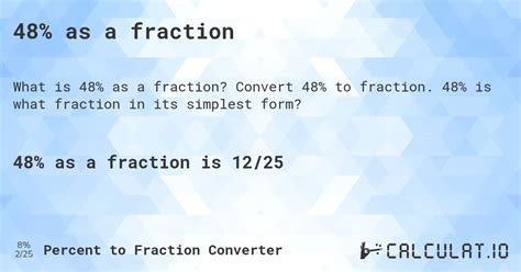 48 As A Fraction In Simplest Form