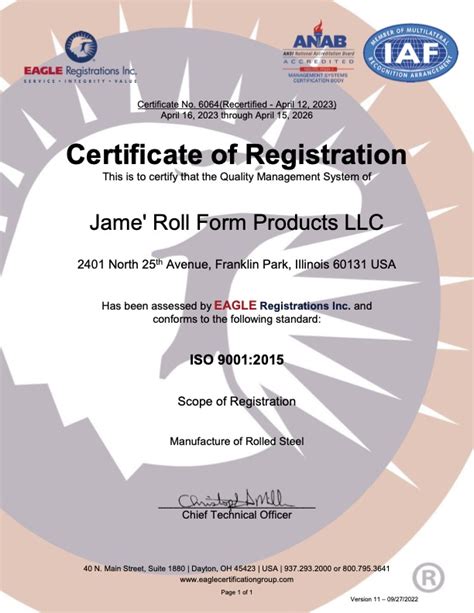 5 Benefits Of Jame Roll Form Products Inc