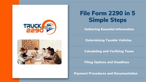 5 Easy Steps To Complete A Printable 2290 Form