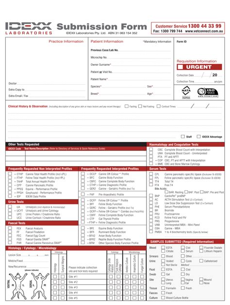 5 Easy Steps To Complete Idexx Requisition Form