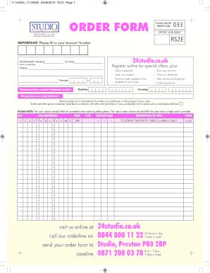 5 Easy Steps To Complete Kaiser Studio Order Form