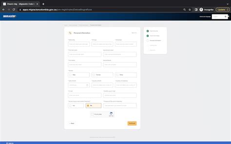 5 Easy Steps To Fill Check-Mig Form Colombia Online
