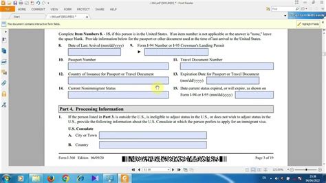 5 Easy Steps To Fill I-360 Form For Siv