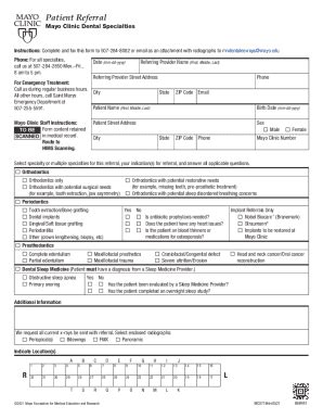 5 Easy Steps To Fill Mayo Clinic Referral Form