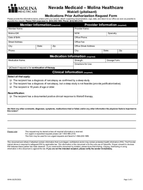 5 Easy Steps To Fill Molina Prior Auth Form Wa