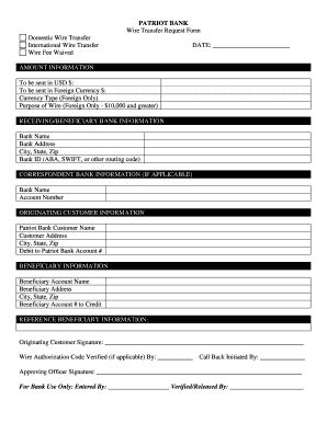 5 Easy Steps To Fill Out Pnc Wire Transfer Form