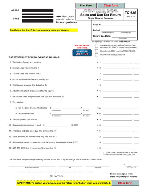 5 Easy Steps To Fill Out Uta Tax Form