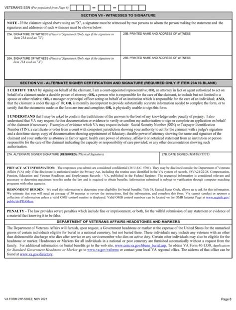 5 Easy Steps To Fill Out Va Form 21p-530ez