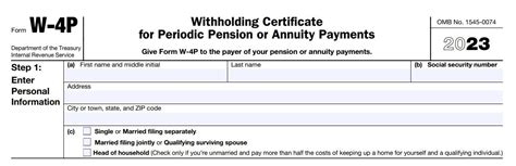 5 Easy Steps To Fill Out W-4p As A Single