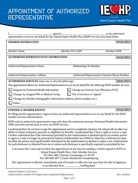 5 Easy Steps To Iehp Authorization Form Approval