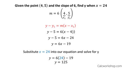 5 Easy Steps To Master Point Slope Form Answer Key