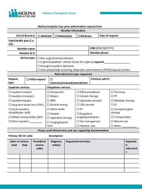 5 Easy Steps To Molina Complete Care Prior Authorization