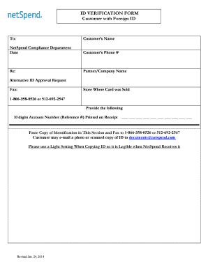 5 Easy Ways To Complete Netspend Id Verification Form