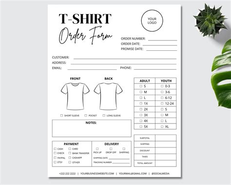 5 Easy Ways To Create Customizable T-Shirt Order Forms