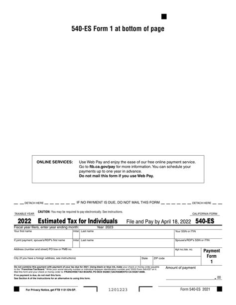 5 Easy Ways To File Ca Estimated Tax Payment Form