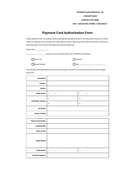 5 Easy Ways To Fill Ihg Credit Card Authorization Form