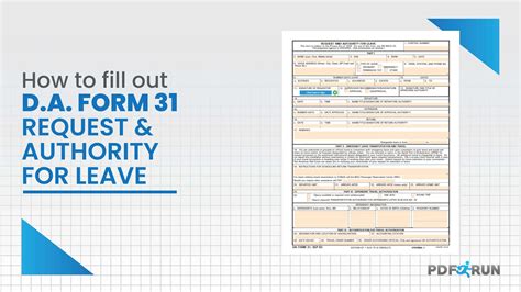 5 Easy Ways To Fill Out Da 31 Form