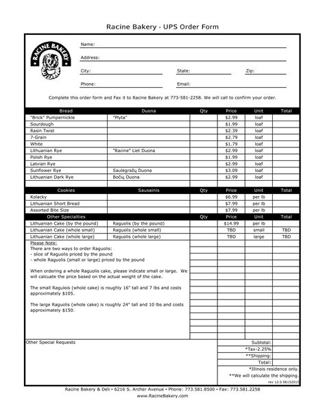 5 Easy Ways To Use Bjs Bakery Order Form