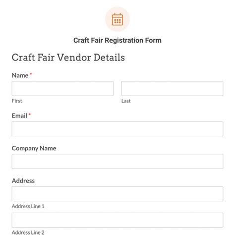 5 Essential Elements Of A Craft Fair Registration Form