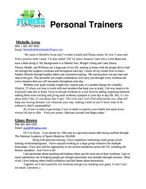 5 Essential Elements Of A Nasm Personal Training Waiver