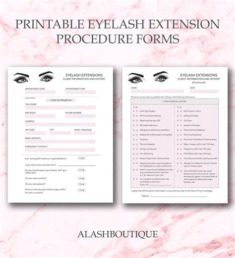 5 Essential Eyelash Extension Waiver Form Facts