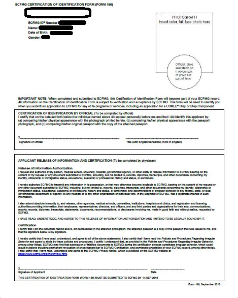 5 Essential Facts About 186 Form Ecfmg