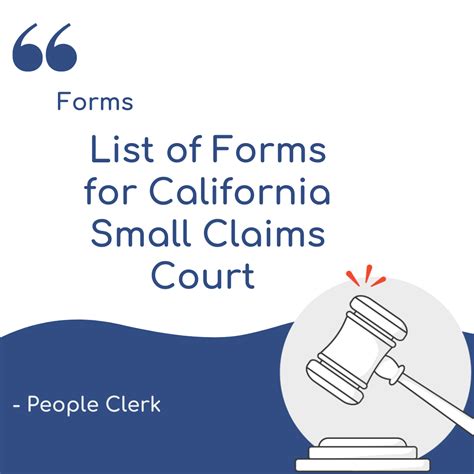 5 Essential Facts About California Small Claims Form Sc 100