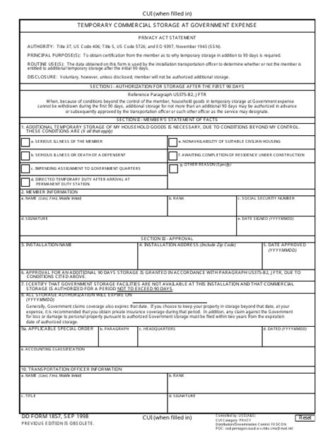 5 Essential Facts About Dd Form 1857