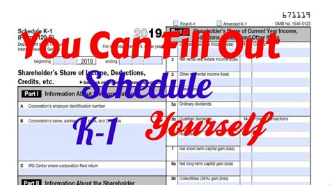 5 Essential Facts About Form 1120 S Schedule K-1